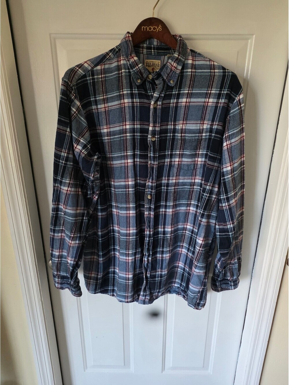 Red Head Brand Co. Men's XLT Plaid Button-Up Flannel Shirt